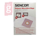 IZ-SVC68S.1F SENCOR SVC 682VT / SVC 684TQ (SVC68X) SIXTO gyári mikroszálas porzsák - 5 darab + 1 filter / csomag