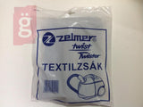 ZELMER TWISTER gyári vászon / textil porzsák